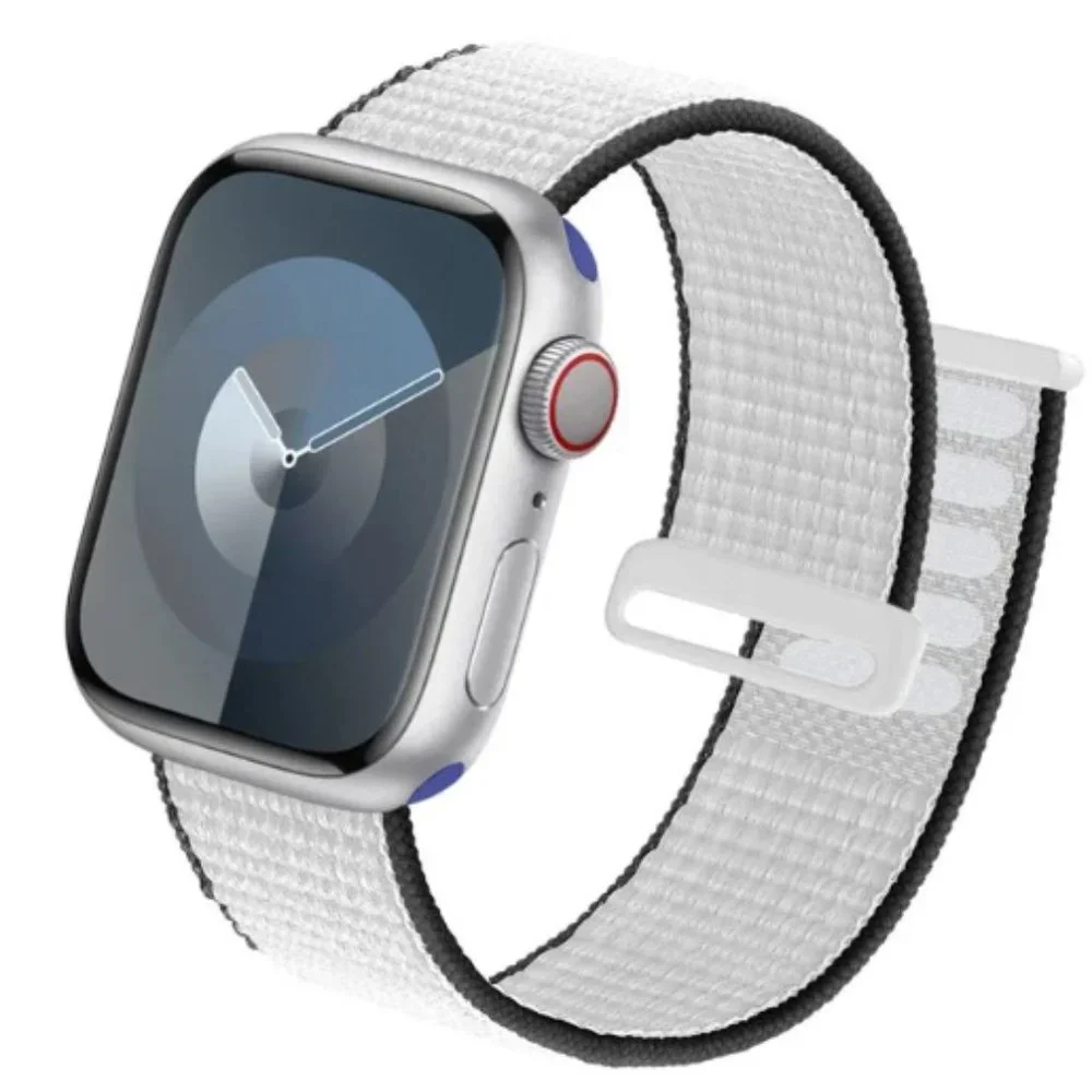 NEW White Black Breathable Strap Loop For Apple Watch - Picture 1 of 4